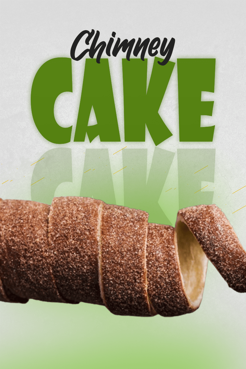 modernmonke project Delish, the poster design showing cake